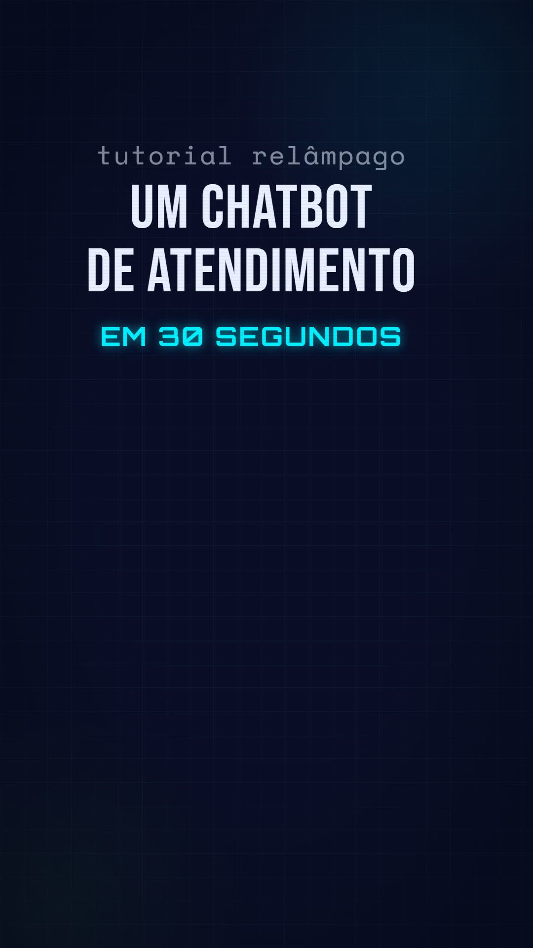 Prévia: Chatbot de atendimento
